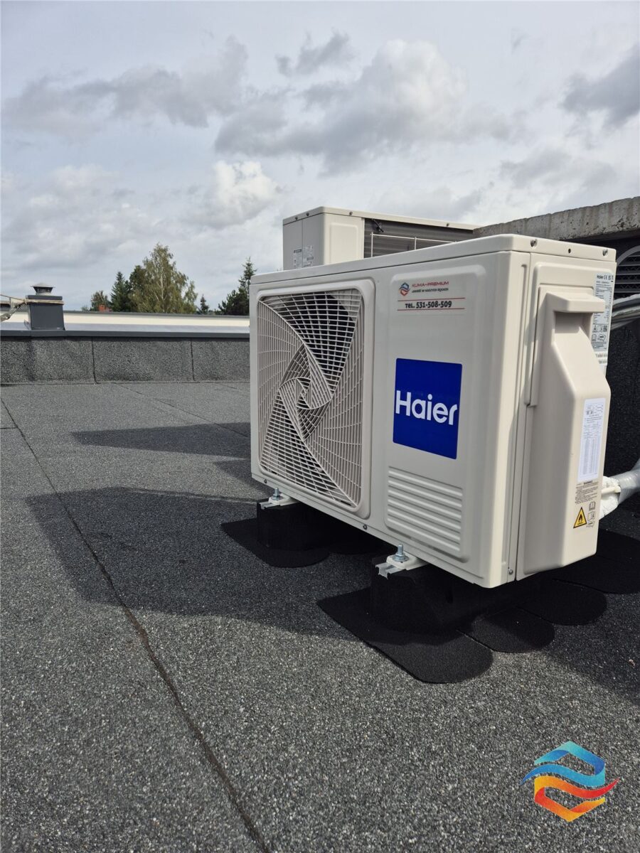 Jednostka zewnętrzna Haier 5 kW – Sękocin Stary, gmina Raszyn